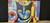 Gato na arte abstrata na internet