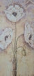 Quadro com flores em tons pastel - comprar online