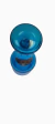 Garrafa Licoreira / Decanter Modernista em Vidro Artístico Azul-Turquesa - Galeria Franceschini Art & Decor