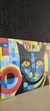 Gato na arte abstrata - comprar online
