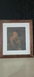 Gravura antiga representando menino com chapéu - Galeria Franceschini Art & Decor