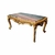 Mesa de Centro c/ Pedra de Marmore - Acabamento Folha de Ouro - Galeria Franceschini Art & Decor