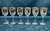 Conjunto Taças pra Vinho Cristal Italiano Lapidado Prata - comprar online