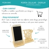 10 Porta Celular Com Display e Nome Personalizado Mdf - Submarino - comprar online