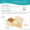 10 Porta Doces Com Display e Nome Personalizado Mdf - Arquitetura - comprar online