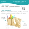 10 Porta Lápis Com Display e Nome Personalizado Mdf - Engenharia - comprar online