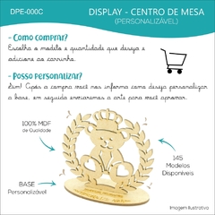 10 Display Personalizado Centro de Mesa MDF - Outubro Rosa na internet