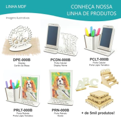 10 Display Personalizado Centro de Mesa MDF Branco - Ancôra - Maxdecor Decorações