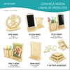 10 Porta Retrato Com Display e Nome Personalizado Mdf - Siri - Maxdecor Decorações