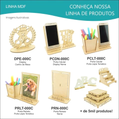10 Display Personalizado Centro de Mesa MDF - Dia das Mães - loja online