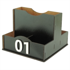 Porta Sachê Temperos Guardanapos Organizador de Mesa Lanchonete Preto na internet