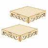 Kit Festa Mdf Arabesco - Linha Temática - 10 Peças - Maxdecor Decorações