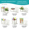 30 Chaveiros Personalizados - MDF Branco - Infantil - Bebê - Maxdecor Decorações