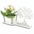 Porta Flores Display Nome Personalizado MDF Branco - Árvore