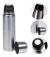 Termo bala POLIM de acero inoxidable con tapón y taza - comprar online