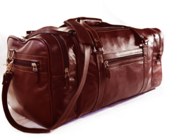 Bolso de viaje confeccionado en cuero vacuno - comprar online