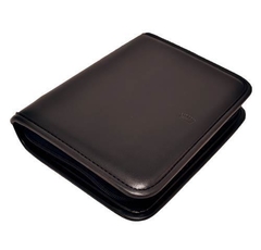 Agenda símil cuero negro