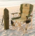 Silla plegable DRIVEN TONA VERDE con porta vaso y bolsillo