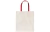 Bolsa IMP PLANA CON ASAS DE COLORES 35x40cm material de fibra natural algodón 100%