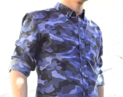 Camisa Blue Camo - Bondi Poncho