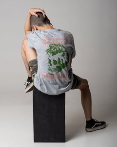 Remera Rockabilly gris melange