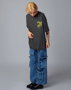 Remera Striped Oversize en internet