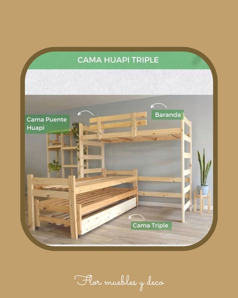Cama HUAPI Triple