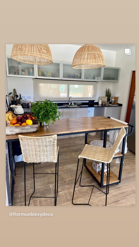 Barra hierro & madera