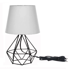 Abajur HAT Aramado Diamante Preto Retro - Várias Cores - comprar online