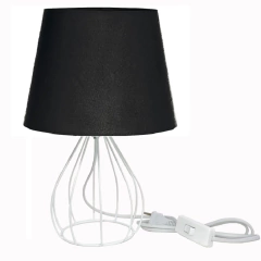 Abajur HAT Aramado Pera Branco Industrial Retro - Várias Cores - loja online