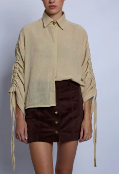 Camisa "Pulso" arena - comprar online