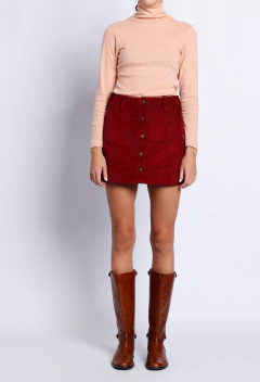 Falda 'Cafayate' bordó - comprar online