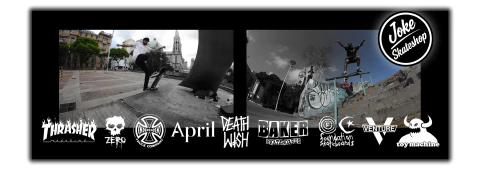Banner Joke skateshop