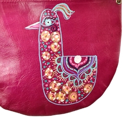 Cartera Media Luna Pegaso Rosa - comprar online