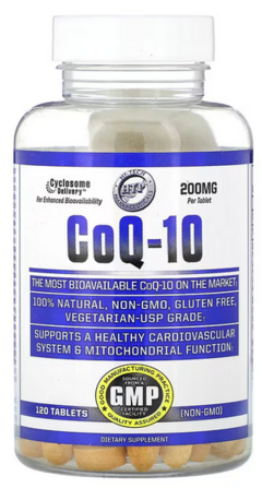 CoQ10 200mg x 120tabs - Hi Tech