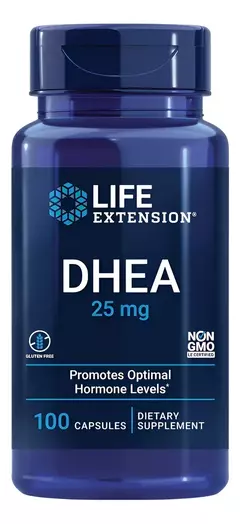 Dhea 25mg (100 caps) - Life Extension