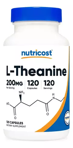 L-Theanine 200mg x 120caps - Nutricost