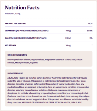 Melatonin Time Release 10mg x 60 tabs - Natrol - comprar online