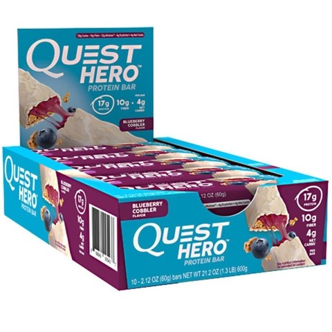 Barras Proteicas Quest Hero (x 12 Unid) - Quest Nutrition