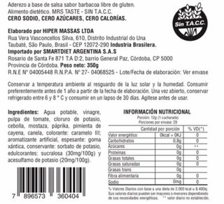 Barbecue (x 350 Gr) - Mrs Taste - comprar online