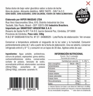 Doce de Leite (x 335 Gr) - Mrs Taste - comprar online