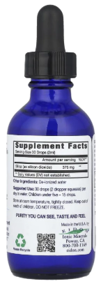 Silica Liquid Concentrate (60ml) - Eidon Ionic Minerals - comprar online