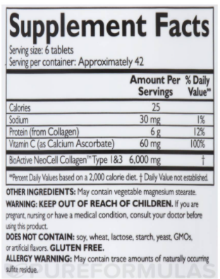 Super Collagen + C (250 Tab) - NeoCell - comprar online