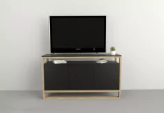 Mesa de TV 1,33m chic 4200 OLMO/NEGRO - comprar online