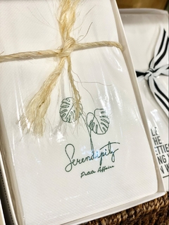 Pack toallas de papel de invitados - Monstera Serendipity -20 UNIDADES - comprar online
