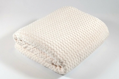 Manta polar trama ZIGZAG MARRON - VHome