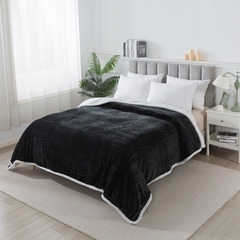 Frazada linea Alpes Doble Faz Flannel Jackard con Corderito 2 y 1/2 plazas en internet