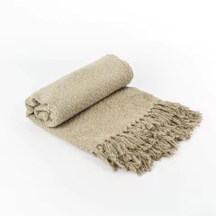 Manta Ondas Beige - comprar online