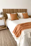 Pie de cama GASA canela
