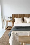 Pie de cama GASA Gris Cemento